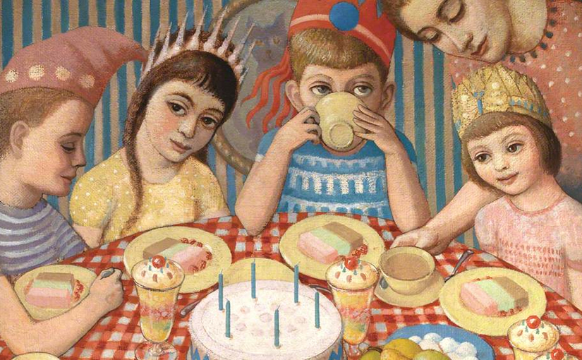 The Birthday Party by John Petts, 1956