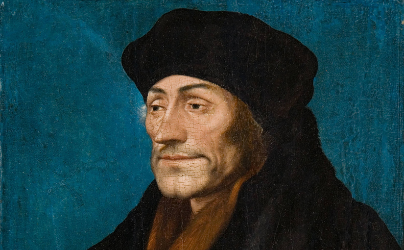 Portrait of Erasmus of Rotterdam, 1530, por Hans Holbein the Younger
